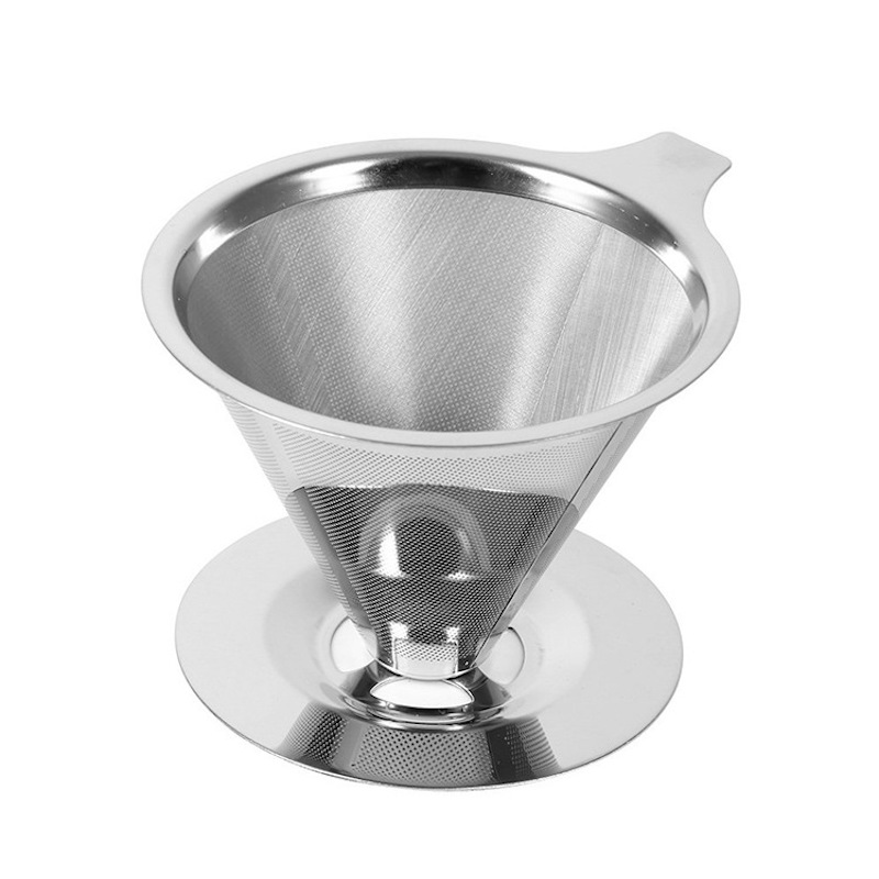 Stainkless Steel Drip Rebruikbare Pour Over Stand Mesh Coffee Filter